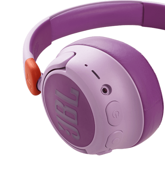 ⁦אוזניות אלחוטיות לילדים מסננות רעשים JBL JR 460NC בצבע ורוד⁩ – תמונה ⁦3⁩