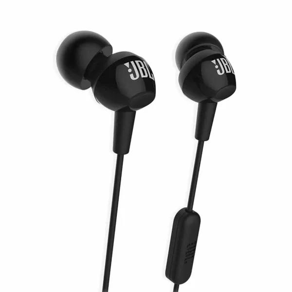 ⁦אוזניות חוט JBL C100 בצבע שחור⁩ – תמונה ⁦3⁩