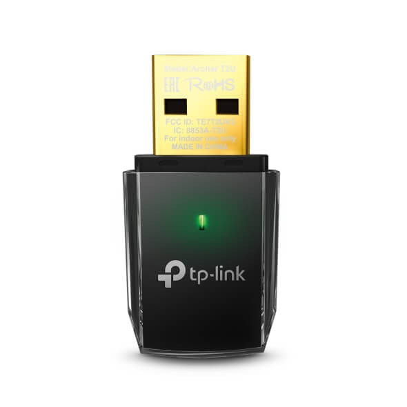 ⁦מתאם רשת אלחוטית TP-Link Archer T2U AC600 Wireless Dual Band⁩ – תמונה ⁦3⁩