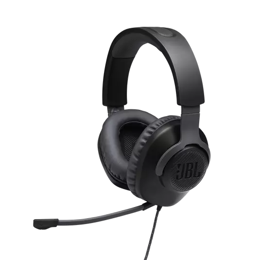 אוזניות גיימינג חוטיות JBL Quantum 100 בצבע שחור