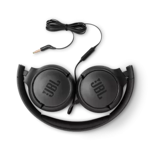 אוזניות קשת חוטיות JBL TUNE 500 בצבע שחור
