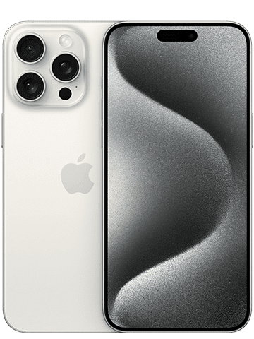 אייפון Apple iPhone 15 Pro Max 256GB בצבע White Titanium אחריות יבואן רשמי