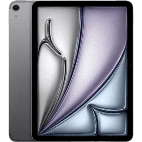 אייפד Apple iPad Air 13 אינץ' (M2) בנפח 128GB עם Wi‑Fi + Cellular בצבע Space Gray – שנה אחריות יבואן רשמי