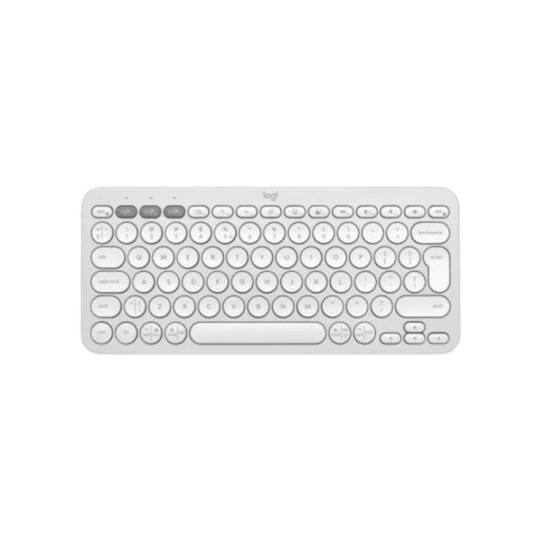 מקלדת בלוטוס' Logitech PEBBLE KEYS 2 K380S- צבע לבן