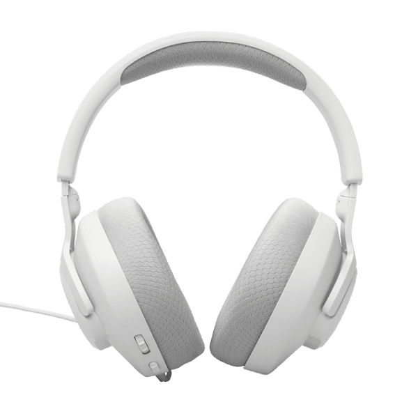 ⁦אוזניות גיימינג חוטיות עם מיקרופון Jbl Quantum 100M2 בצבע לבן⁩ – תמונה ⁦2⁩