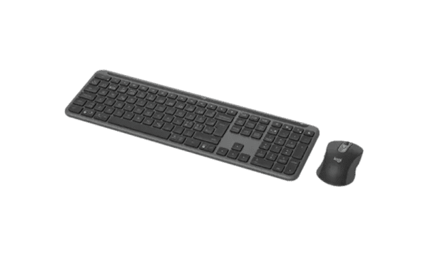 ⁦סט מקלדת ועכבר גיימינג אלחוטית – K950 SLIM Bluetooth מבית Logitech בצבע Graphite⁩ – תמונה ⁦2⁩