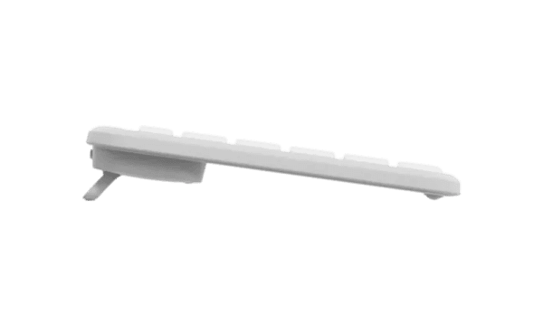 ⁦סט מקלדת ועכבר גיימינג אלחוטית – K950 SLIM Bluetooth מבית Logitech בצבע Off White⁩ – תמונה ⁦4⁩