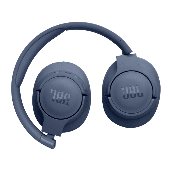 ⁦אוזניות קשת אלחוטיות JBL Tune 720 בצבע כחול⁩ – תמונה ⁦4⁩